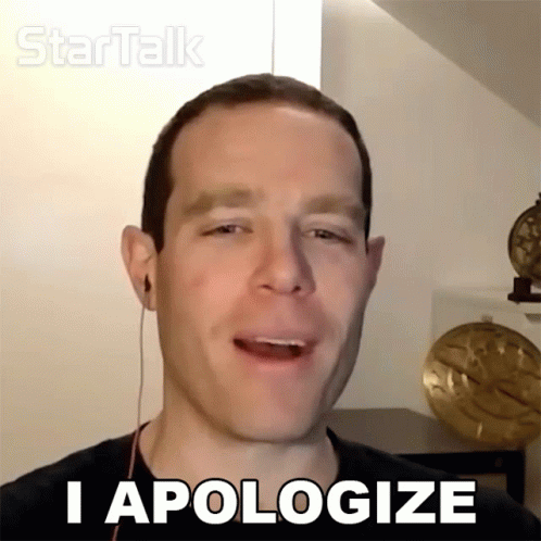 I Apologize Seb Faulk GIF - I Apologize Seb Faulk Startalk GIFs