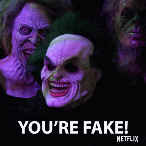 Youre Fake Not Real GIF - Youre Fake Not Real Liar GIFs