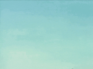 a cartoon character is flying through the air with a surprised look on her face