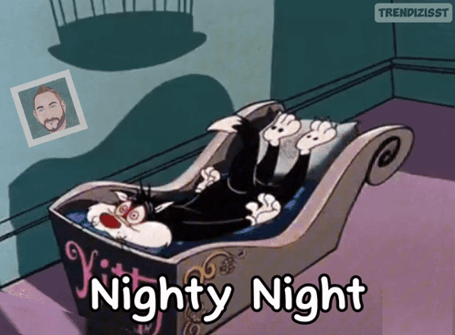 Sylvester Nighty Night GIF - Sylvester Nighty Night Tired GIFs