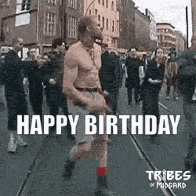 Happy Birthday Happy Birthday Viking GIF - Happy Birthday Happy Birthday Viking Tribes Of Midgard Happy Birthday GIFs