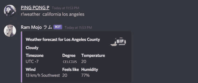 a screenshot of a weather forecast for los angeles