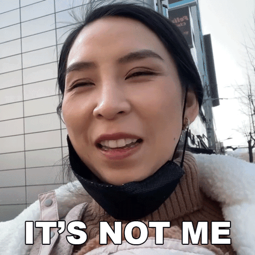 Its Not Me Tina Yong GIF - Its Not Me Tina Yong Im Not The One GIFs