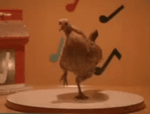 Dancing Chicken Dansende Kip GIF - Dancing Chicken Dansende Kip Kyp GIFs