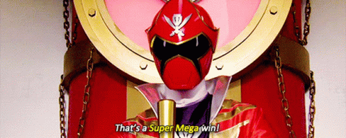 Power Rangers Red Ranger GIF - Power Rangers Red Ranger Thats A Super Mega Win GIFs
