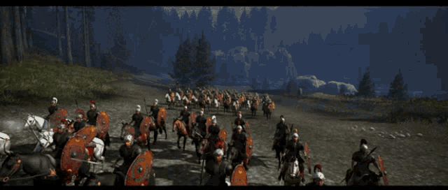 Calm Walk In The Woods Tuterberg Forest GIF - Calm Walk In The Woods Tuterberg Forest Rome2total War GIFs