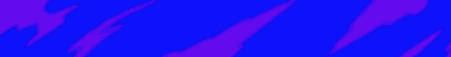 a blue and purple abstract painting with the word am visible