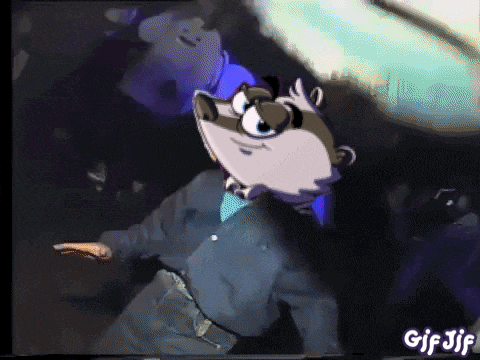 a gif of a cartoon character with the words gif jif on the bottom left