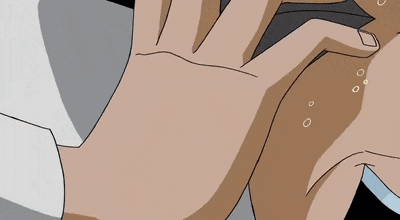a close up of a person 's hand with a few dots on it
