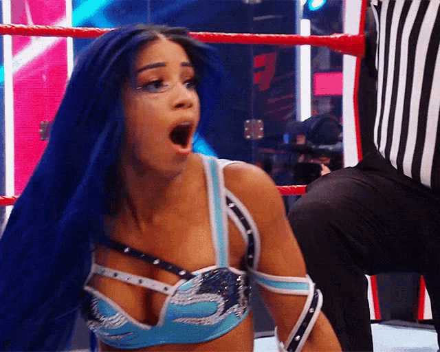Sasha Banks Raw GIF - Sasha Banks Raw Shocked GIFs