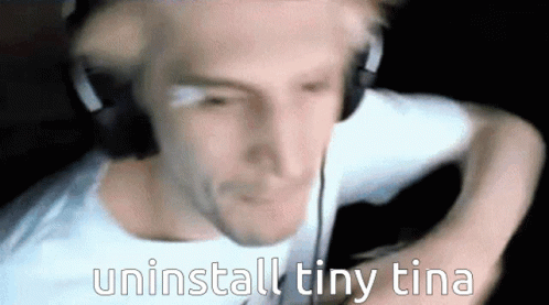 Uninstall Tiny Tina GIF - Uninstall Tiny Tina Robbo GIFs