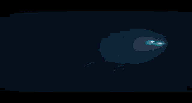 a computer generated image of a monster in the ocean with a camera .