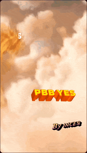 a poster that says let 's gi let 's pbb yes by inces