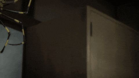 a man and a woman are standing in a room with animepahe on the bottom right