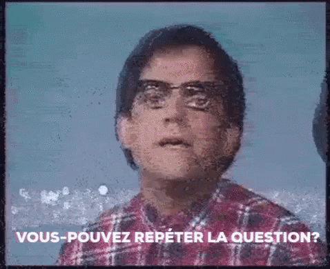 Vous-pouvez Repéter La Question? GIF - Vous Pouvez Repéter La Question Didier Bourdon Les Inconnus GIFs