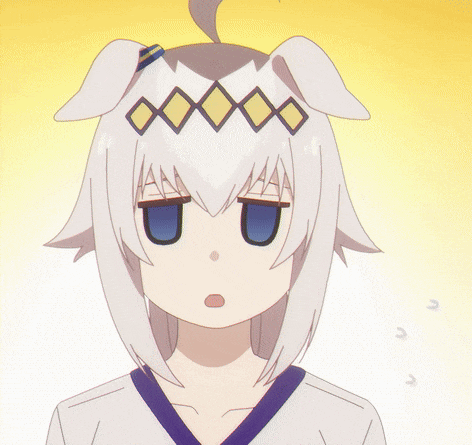 a girl with white hair and blue eyes has a crown on her head