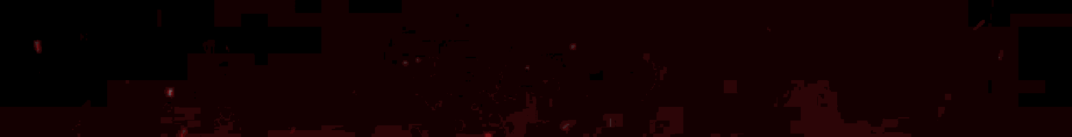 a red light is shining on a black background