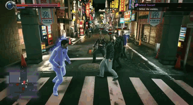 Beat Up Yakuza GIF - Beat Up Yakuza Kiwami2 GIFs
