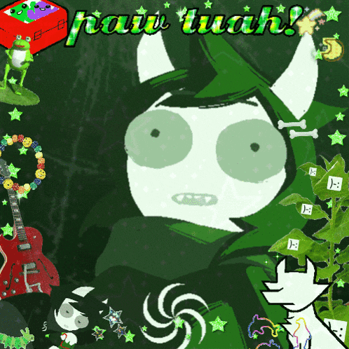 a picture of a cartoon character with the words " fair truth " written on it