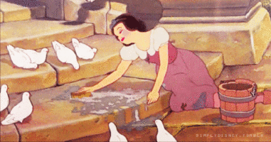 9. Keeping Things Clean Is All You Have To Do. GIF - Sno White Cleaning Scrubbing GIFs