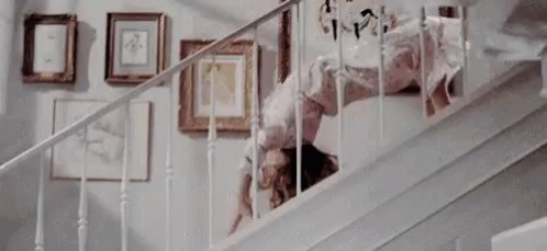 Down The Stairs Scary Movies GIF - Down The Stairs Scary Movies Ghost Walk GIFs