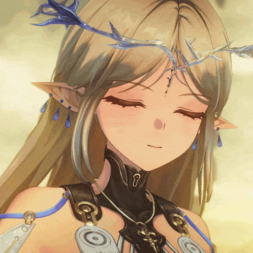 a close up of a girl with a crown on her head with the letter o on it