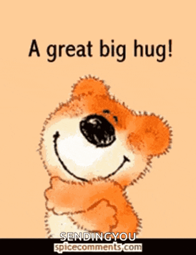 a greeting card with a teddy bear and the words from me to you !