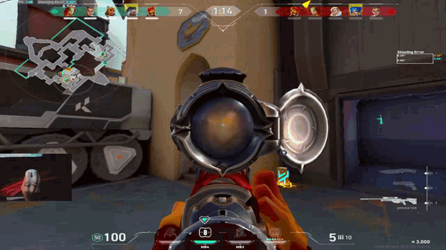 a screenshot of a video game with the time of 1:14 on the bottom