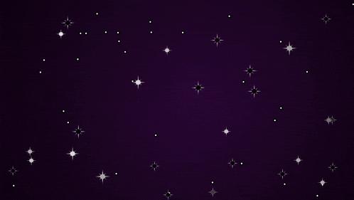 a purple background with a lot of white stars