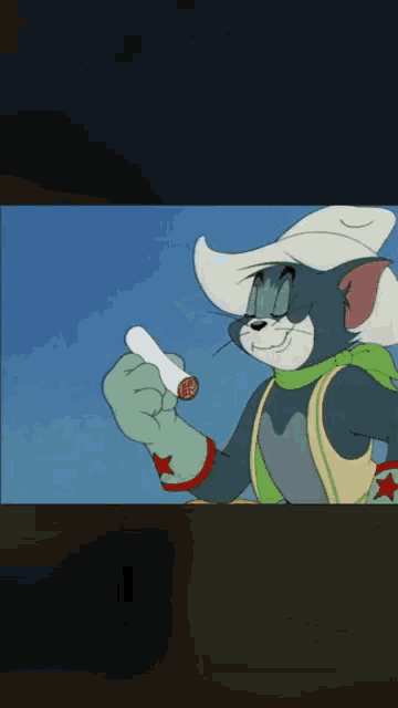 Tom And Jerry Howdy GIF - Tom And Jerry Howdy Big Smoke GIFs