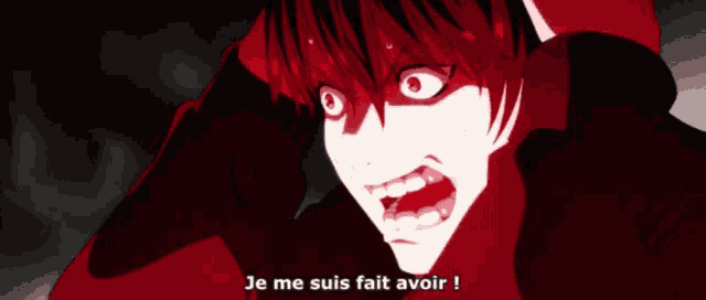 a close up of a person 's face with the words " a completement echoue " written below it