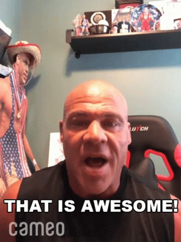 That Is Awesome Kurt Angle GIF - That Is Awesome Kurt Angle Cameo GIFs