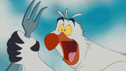 Scuttle Hungry GIF - Scuttle Hungry The Little Mermaid GIFs