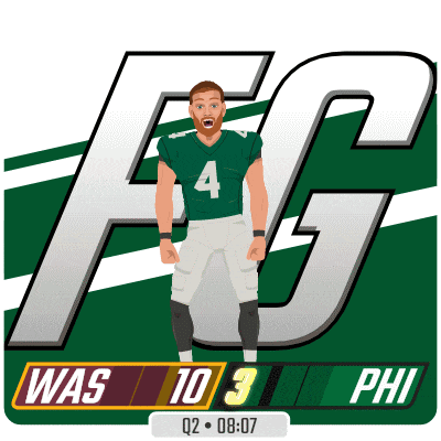 a drawing of a football player with the number 4 on his jersey