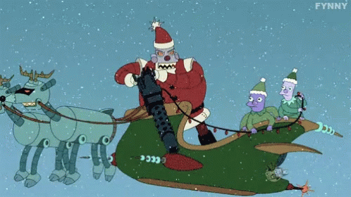 Santa Evil GIF - Santa Evil Futurama GIFs