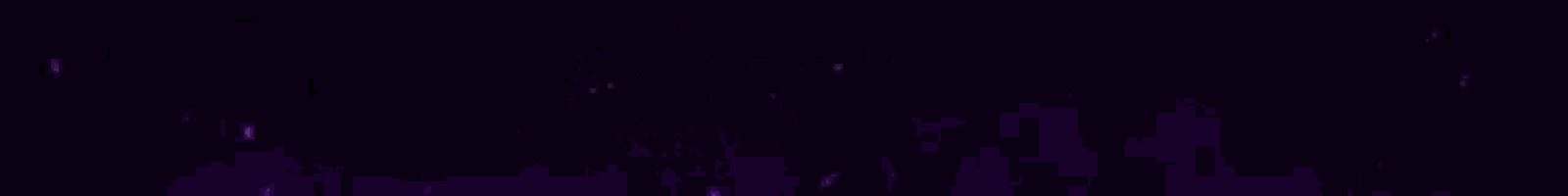 a purple lightning bolt is coming out of a dark background .
