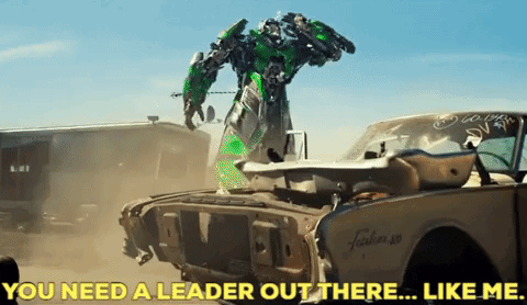 Transformers Crosshairs GIF - Transformers Crosshairs You Need A Leader Out There GIFs