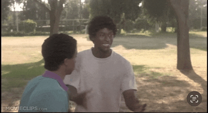 a movie clip from movieclips.com shows a man talking to another man