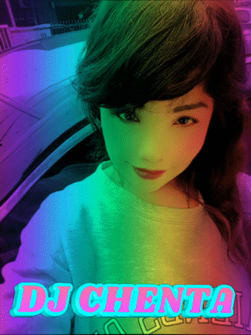 a picture of a girl with the name dj chenta