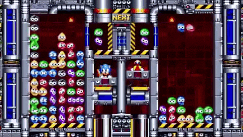 a sonic the hedgehog video game is being played on a screen