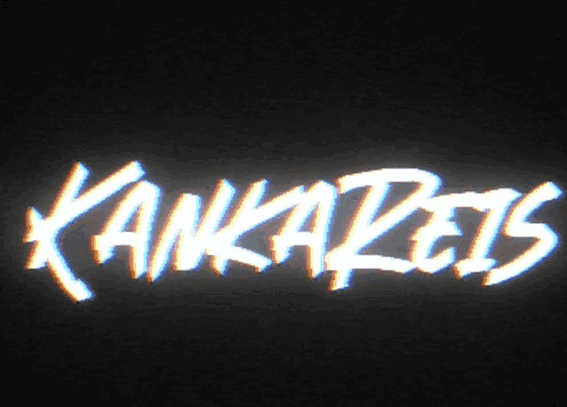 a black background with the word " kanakareis " written in white