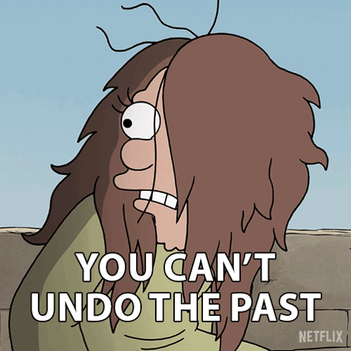 You Can'T Undo The Past Mop Girl GIF - You Can'T Undo The Past Mop Girl Lauren Tom GIFs