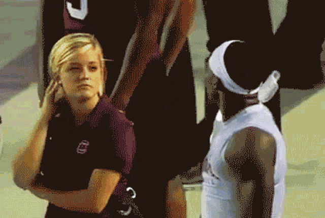 Girl Checking Out Football Player Lust GIF - Girl Checking Out Football Player Lust Lusting GIFs