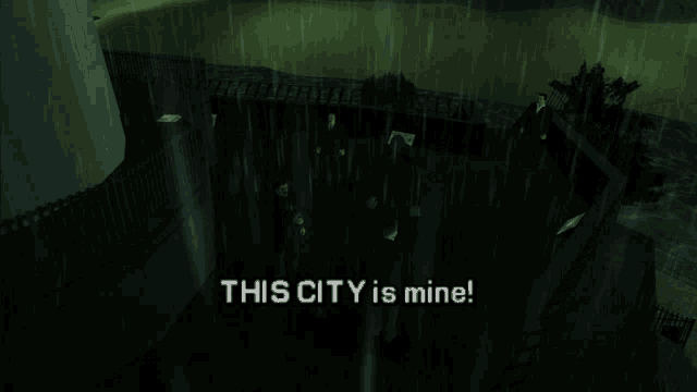 a video game says this city is mine