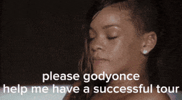 a woman with a shaved head is asking for help to have a successful tour