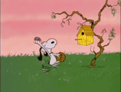 Easter Egg Snoopy GIF - Easter Egg Snoopy Woodstock GIFs