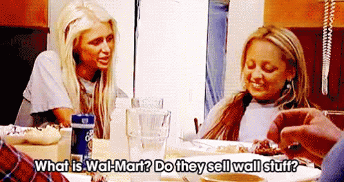 What Is Wal-mart? Do They Sell Wall Stuff? GIF - Walmart Wallyworld Wallstuff GIFs