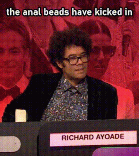 Richard Ayoade Anal Beads GIF - Richard Ayoade Anal Beads Anal GIFs