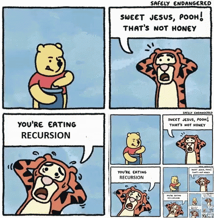 Recursion W Innie The Pooh GIF - Recursion W Innie The Pooh Comics GIFs