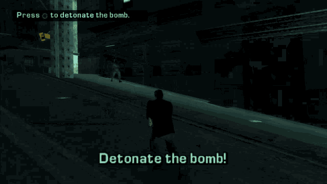 a screenshot of a video game that says " detonate the bomb " on it